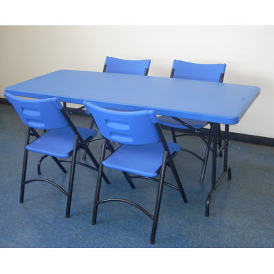 National Public Seating 6' Blow Molded Folding Table
