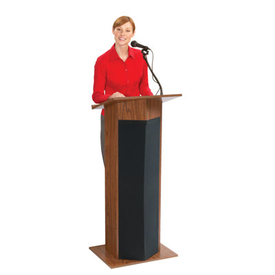 Oklahoma Sound Corporation Power Plus Full Size Lectern #111PLS