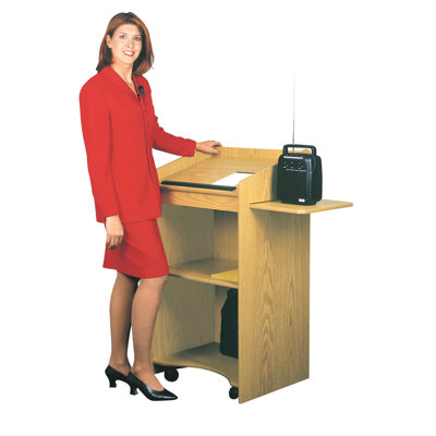 Oklahoma Sound Corporation Aristocrat Floor Lectern #600 (Non Sound)