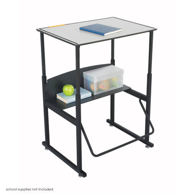 Safco Products Company AlphaBetter Writing Desk with Lower Shelf
