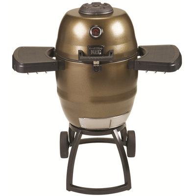 Broil King 41" Keg Kamado Charcoal Grill with Large Wheels