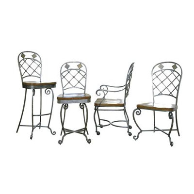 Riverside Furniture Harmony 3 Piece Pub Table and Barstool Set