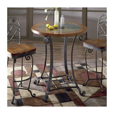 Riverside Furniture Harmony 3 Piece Pub Table and Barstool Set