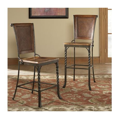 Riverside Furniture Medley 3 Piece Marble Top Pub Table Set in Camden