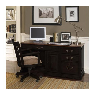 Riverside Furniture Bridgeport Computer Desk with Hutch