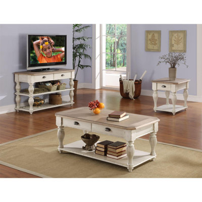 Riverside Furniture Coventry Two Tone Console Table