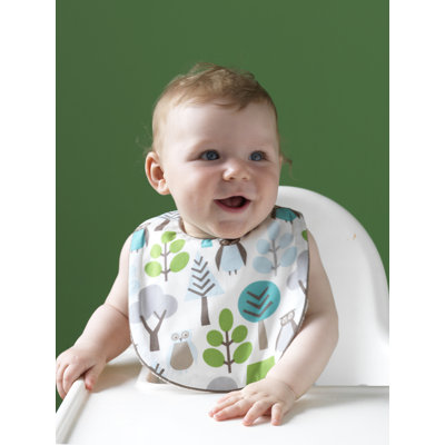 DwellStudio Owls Multi Burp Cloth 2-Pack