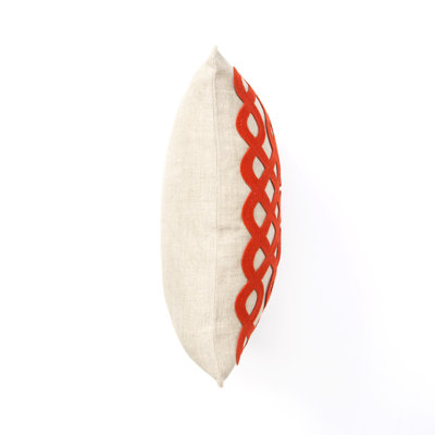 DwellStudio Labyrinth Persimmon Pillow