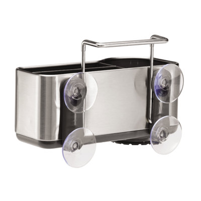 simplehuman Sink Caddy in Brushed Stainless Steel