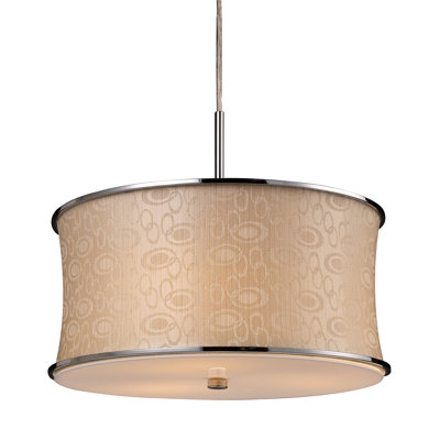 Elk Lighting Fabrique 3 Light Drum Pendant