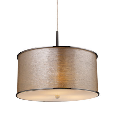 Elk Lighting Fabrique 3 Light Drum Pendant