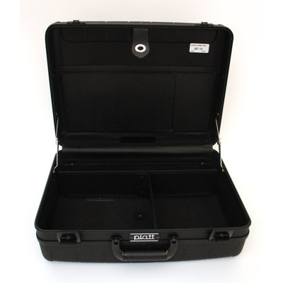 Platt Deluxe Polypropylene Tool Case in Black: 15.5 x 18.25 x 7.25