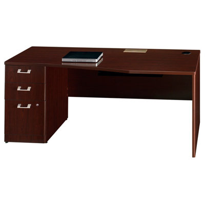 Bush Industries Quantum Series - 72" Left Hand Desk with Pedestal