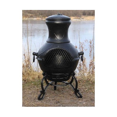 The Blue Rooster Etruscan Style Chiminea