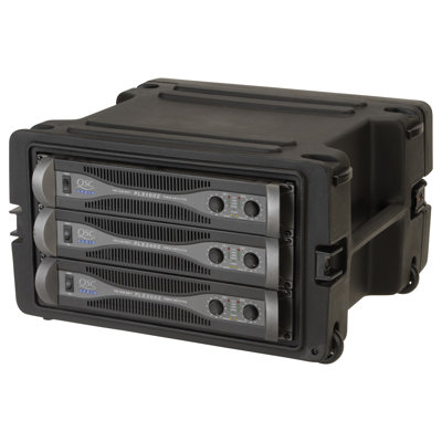 SKB Cases 6U Roto Rolling Rack in Black