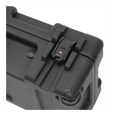 SKB Cases Mil-Standard Roto Case w/ Dual Layer Foam and Wheels in Black: 52.5" L x 12.125" W x 8" D (inside)