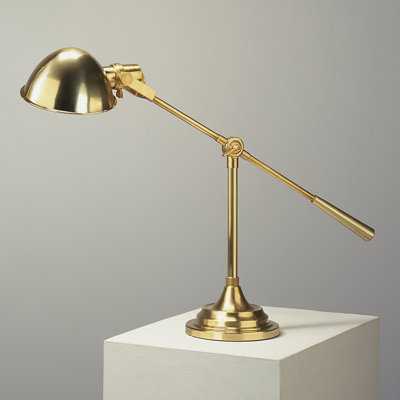 Robert Abbey Alvin Table Lamp in Antique Natural Brass