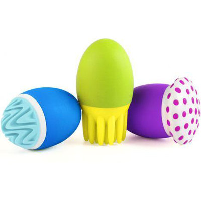 Boon Scrubble Bath Squirt Set in Purple
