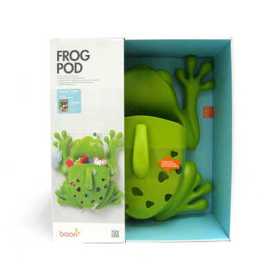 Boon Frog Pod Bath Toy Scoop in Green