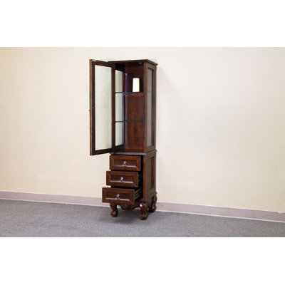 Bellaterra Home Elbridge Linen Cabinet in Medium Walnut
