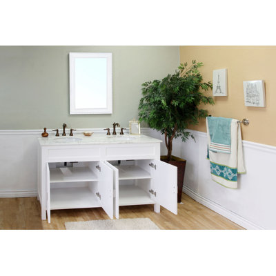 Bellaterra Home Jameson 60" Double Vanity Set