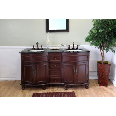 Bellaterra Home Barrington 62" Double Vanity Set