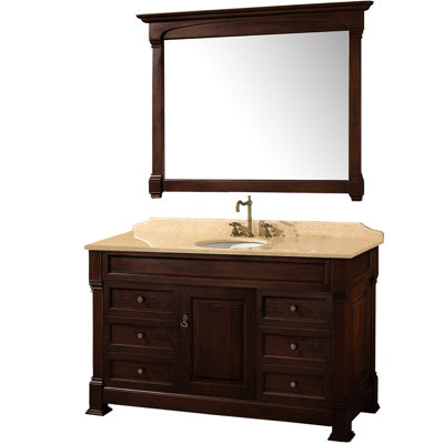 Wyndham Collection Andover 55" Bathroom Vanity Set