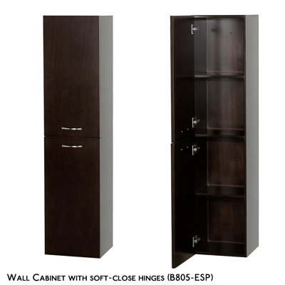 Wyndham Collection Accara Wall-Mounted Bathroom Storage Cabinet