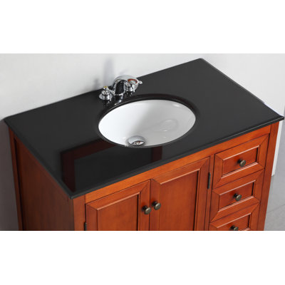 Simpli Home 36" Yorkville Bathroom Vanity