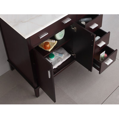 Simpli Home 36" Urban Loft Bathroom Vanity