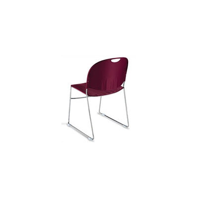 KFI Seating Compact Stacking Chair with Chrome Frame