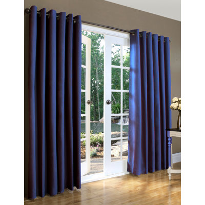 Thermalogic Weathermate Solid Insulated Color Grommet Top Curtain
