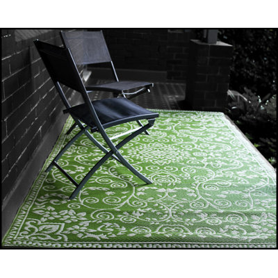 Fab Rugs World Murano Lime Green/Cream Rug