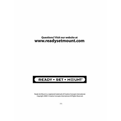 Ready Set Mount Swivel LCD Wall Mount for 13" to 37" Screens in Hi-Gloss Black