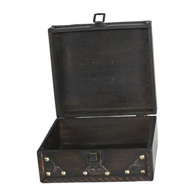 Quickway Imports Small Pirate Style Treasure Chest