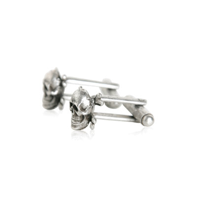 Cuff-Daddy Skull and Crossbone Cufflinks