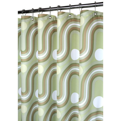 Squiggles Shower Curtain in Green