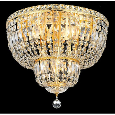 Elegant Lighting Tranquil 10 Light Flush Mount