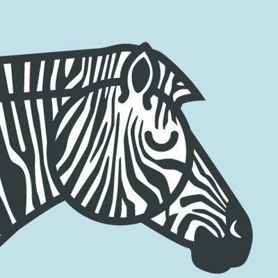 ModTots Animals Zebra Print