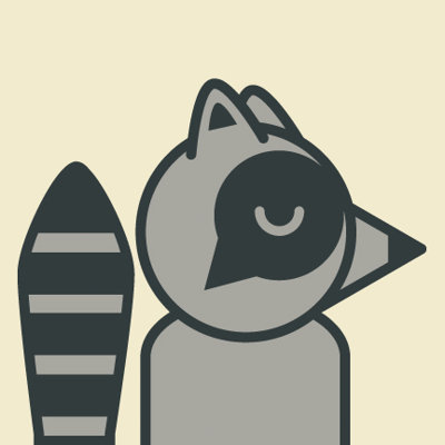 ModTots Animals Raccoon Print