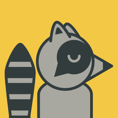 ModTots Animals Raccoon Print