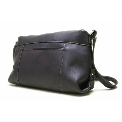 Le Donne Leather Top Zip Front Slip Shoulder Bag
