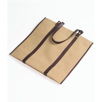 Clava Leather Eco-Chic Canvas Roll-up Tote