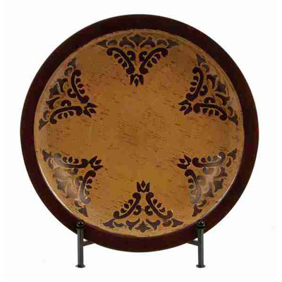 Loft Ceramic Plate with Stand