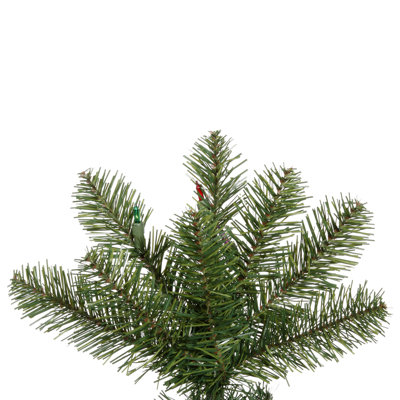 Vickerman Co. Salem Pencil Pine 6.5' Artificial Christmas Tree with Multicolored LED Lights