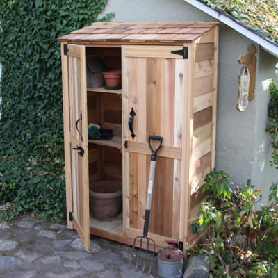 Outdoor Living Today Garden Chalet Wood Lean-To Shed