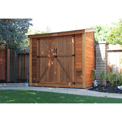 Outdoor Living Today SpaceSaver Wood Lean-To Shed