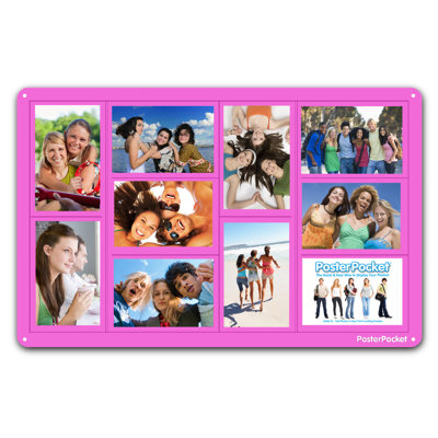 Poster Pocket 10 Opening Photo Collage Picture Frame