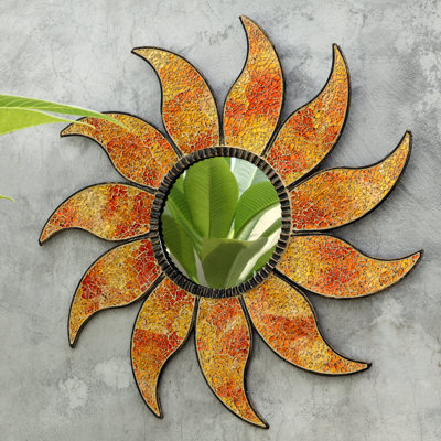 Mosaic Glass Sunface (Set of 2)