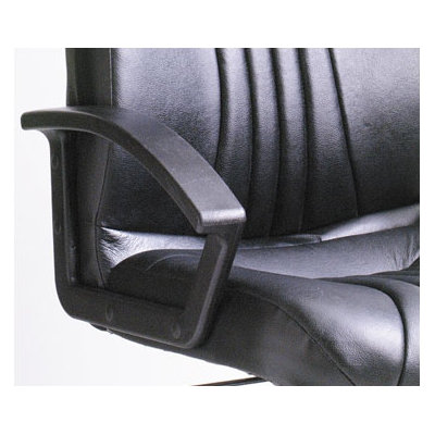 Boss Office Products Modern High-Back Leather Executive Chair